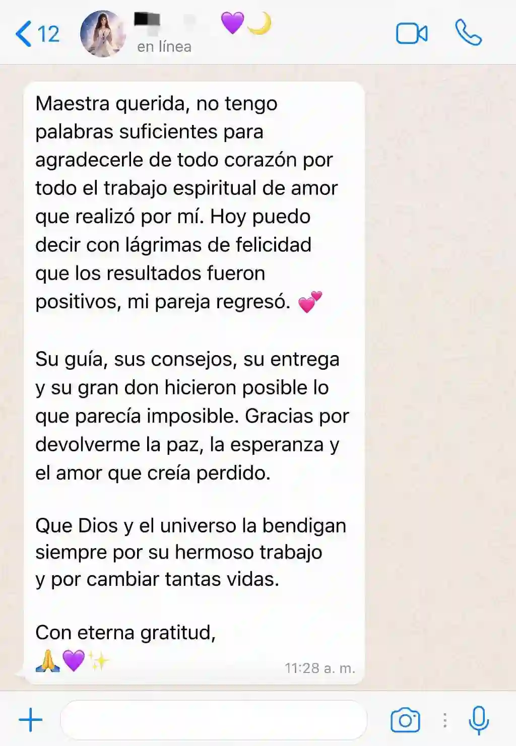 Testimonio
